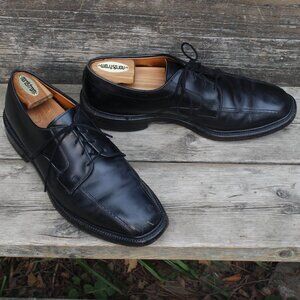 GUC, Allen Edmonds 'Hillcrest' Black Leather Derby, Men's 9.5 D, Made in USA